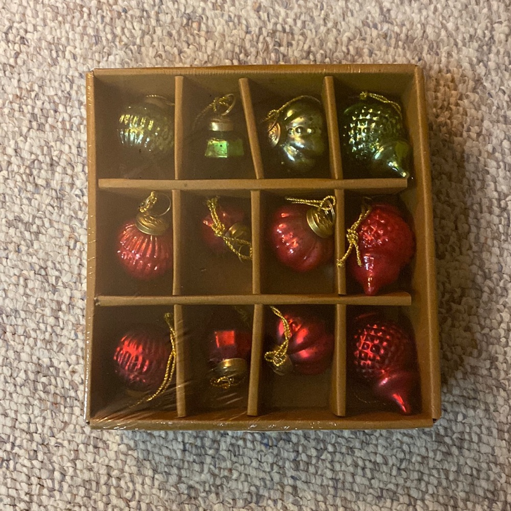 Creative CoOp Glass Ornaments
